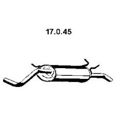 17.045 EBERSPACHER Глушитель выхлопных газов конечный