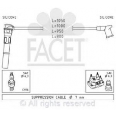 4.9901 FACET Ккомплект проводов зажигания