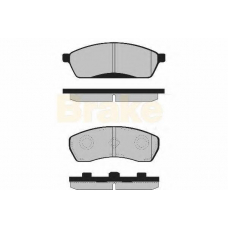 PA1252 BRAKE ENGINEERING Комплект тормозных колодок, дисковый тормоз