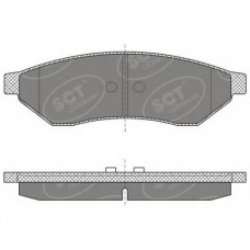 SP 645 PR SCT Комплект тормозных колодок, дисковый тормоз