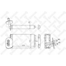 10-35048-SX STELLOX Теплообменник, отопление салона