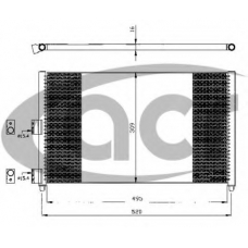 300544 ACR Конденсатор, кондиционер