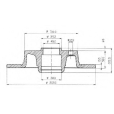 BDC3734 QUINTON HAZELL Тормозной диск