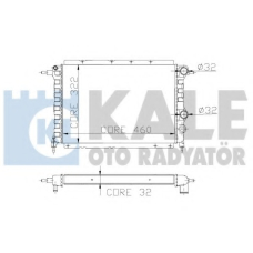 162500 KALE OTO RADYATOR Радиатор, охлаждение двигателя