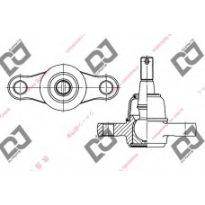 DB1096 DJ PARTS Несущий / направляющий шарнир