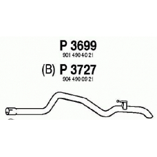 P3727 FENNO Труба выхлопного газа