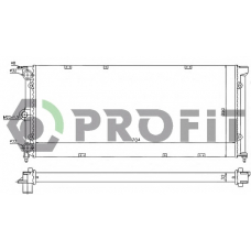 PR 9565A4 PROFIT Радиатор, охлаждение двигателя