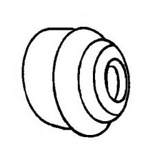 87-095-A BOGE Отбойник, подвеска двигателя