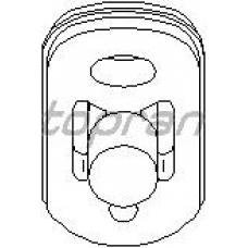 721 949 TOPRAN Кронштейн, глушитель