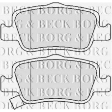 BBP2056 BORG & BECK Комплект тормозных колодок, дисковый тормоз