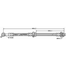 FBH7160 FIRST LINE Тормозной шланг