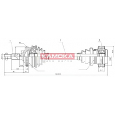 ME1138905A KAMOKA Приводной вал