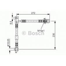 1 987 476 361 BOSCH Тормозной шланг