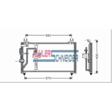 5220211 KUHLER SCHNEIDER Конденсатор, кондиционер