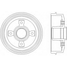 62502 PAGID Тормозной барабан