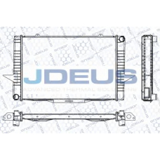 RA0310360 JDEUS Радиатор, охлаждение двигателя