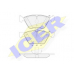 181259 ICER Комплект тормозных колодок, дисковый тормоз