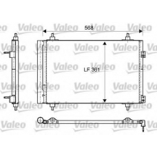 818171 VALEO Конденсатор, кондиционер