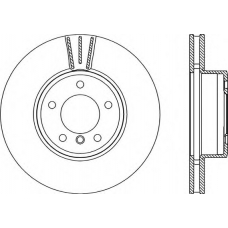 BDR2215.20 OPEN PARTS Тормозной диск