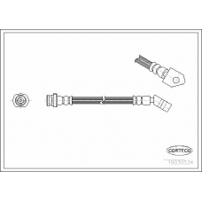 19030534 CORTECO Тормозной шланг