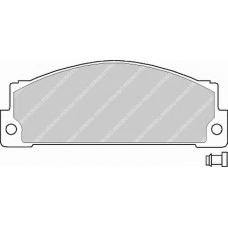 FDB264 FERODO Комплект тормозных колодок, дисковый тормоз