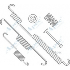 KIT788 APEC Комплектующие, тормозная колодка