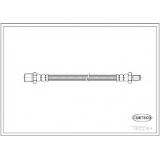 19032164 CORTECO Тормозной шланг
