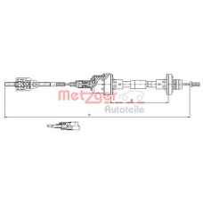 11.2562 METZGER Трос, управление сцеплением