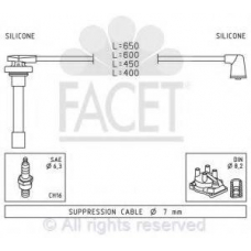 4.9714 FACET Комплект проводов зажигания
