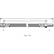 PHB303 TRW Тормозной шланг