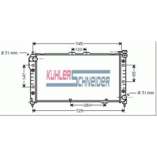 0202301 KUHLER SCHNEIDER Радиатор, охлаждение двигател