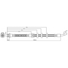 VBH757 MOTAQUIP Тормозной шланг