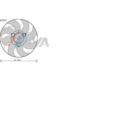 AI7513 AVA Вентилятор, охлаждение двигателя