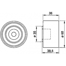 VKM 82001 SKF Подшипник натяжителя ремня