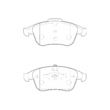 WBP24870A WAGNER LOCKHEED Комплект тормозных колодок, дисковый тормоз