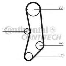 CT997K1 CONTITECH Комплект ремня грм