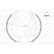 152-2501 WEEN Комплект тормозных колодок