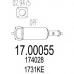 17.00055 MTS Сажевый / частичный фильтр, система выхлопа ог