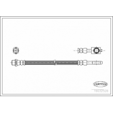 19032528 CORTECO Тормозной шланг