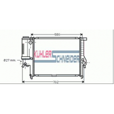 1410601 KUHLER SCHNEIDER Радиатор, охлаждение двигател