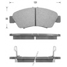 FK5073 KAISHIN Комплект тормозных колодок, дисковый тормоз