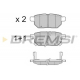 BP3322 BREMSI Комплект тормозных колодок, дисковый тормоз