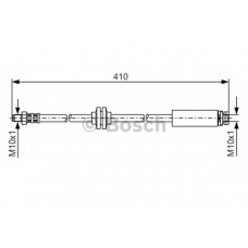 1 987 481 022 BOSCH Тормозной шланг