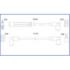 134439 HITACHI Комплект проводов зажигания