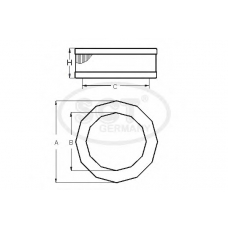 SB 519 SCT Воздушный фильтр