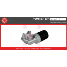 CWM48105AS CASCO Двигатель стеклоочистителя