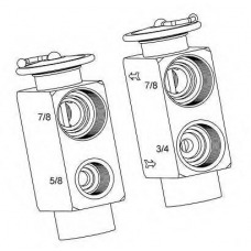 38394 NRF Расширительный клапан, кондиционер