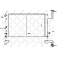 10-25981-SX STELLOX Радиатор, охлаждение двигателя