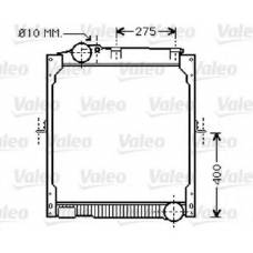 733414 VALEO Радиатор, охлаждение двигателя