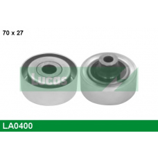 LA0400 TRW Паразитный / ведущий ролик, поликлиновой ремень